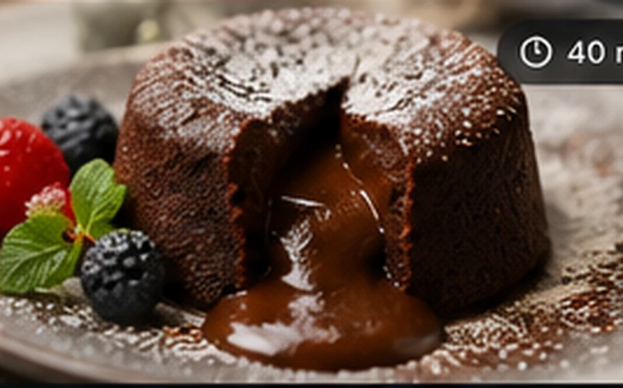 Dark Chocolate Lava Cake